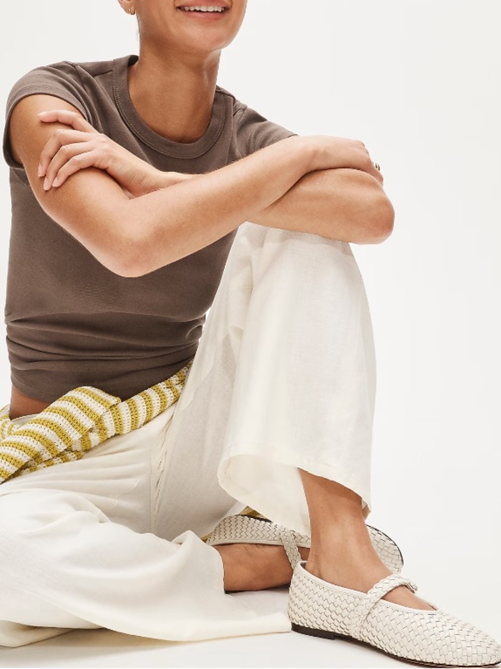 J crew Mary Jane ballet flats in woven leather - Picture 2 of 7